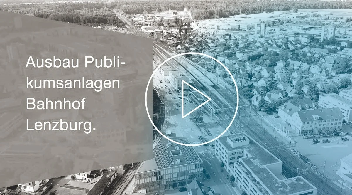 Ausbau Publikumsanlagen Bahnhof Lenzburg